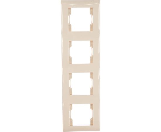 Четырехместная вертикальная рамка Volsten V01-12-A42-M Magenta Crema, 9972 