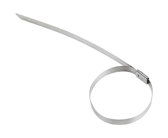 Стальная хомут-стяжка REXANT 200x7,9 мм, упаковка 10 шт. 07-0210-10 