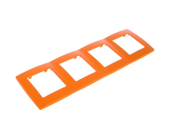 Рамка ЭРА 12500422 на 4 поста, 2, оранжевый Б0019414 