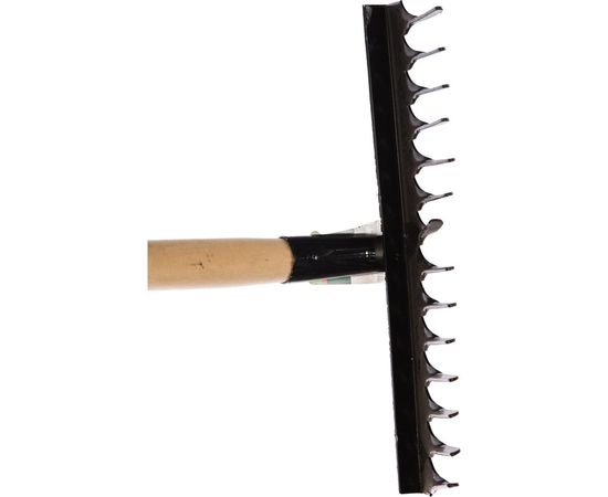 Витые грабли СИБРТЕХ 14 зубьев, 300 мм, с черенком 61769 – изображение 2