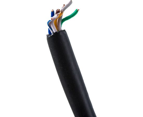 Кабель SkyNet Light FTP outdoor 4x2x0,46, медный, FLUKE TEST, кат.5e, однож., 305 м, box, черный CSL-FTP-4-CU-OUT – изображение 2