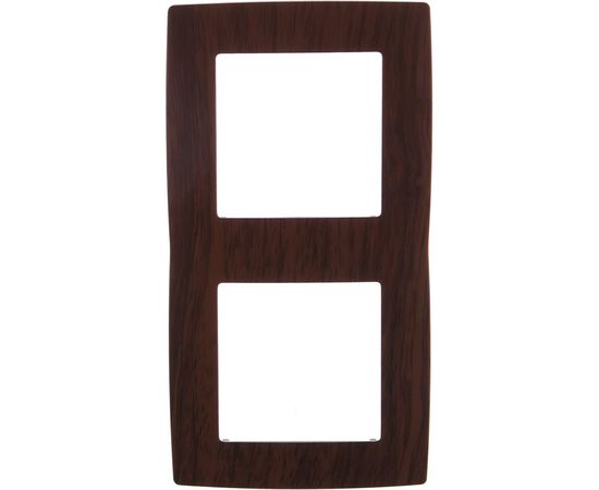 Рамка ЭРА 12500208 на 2 поста, вишня Б0014758 – изображение 2