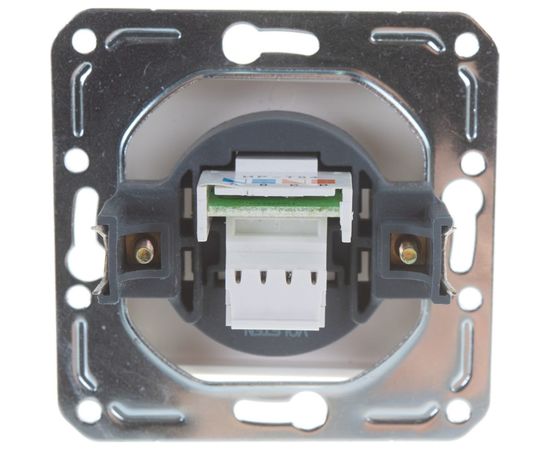 Одноместная телефонная розетка Volsten V01-11-F12-M, RJ -11, Magenta, 9041 – изображение 2