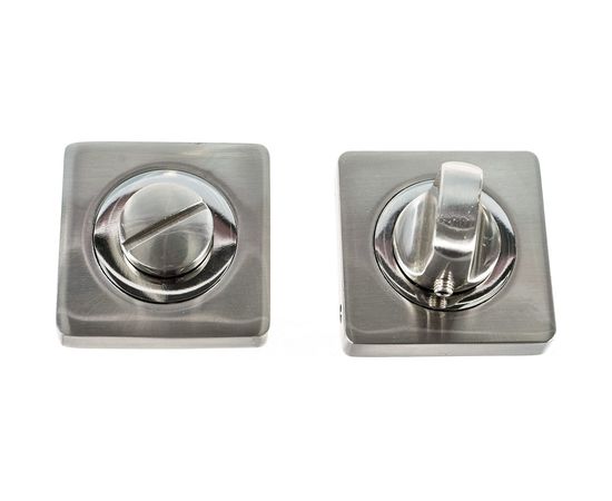 Завертка к ручкам (никель матовый/никель блестящий) PUERTO BK AL 02 SN/NP – изображение 2