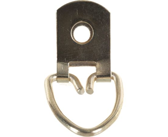 Усиленная петля-подвес ЕВРОПАРТНЕР для картины, фоторамки, латунированнная сталь 2 шт. 16 0337 1 – изображение 2