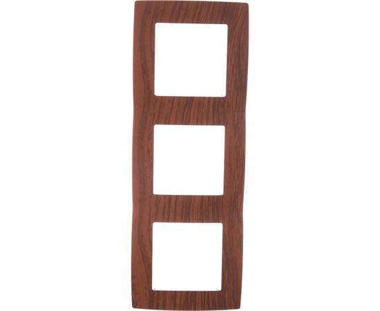 Рамка ЭРА 12500308 на 3 поста, 2, вишня Б0014768 – изображение 2