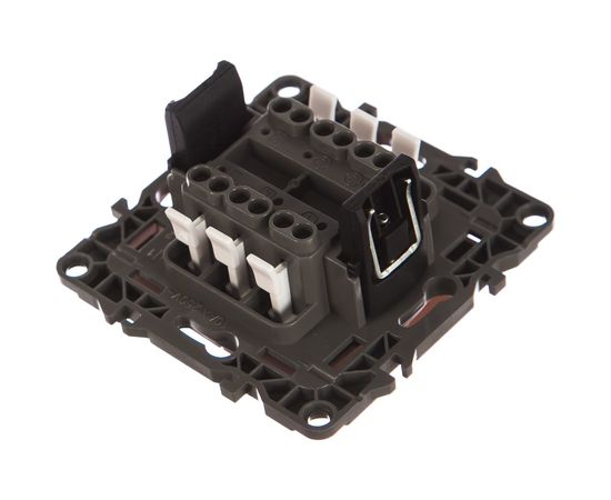 Двойной переключатель ЭРА 12110614 10АХ250В, IP20, Эра12, медь Б0019297 – изображение 2