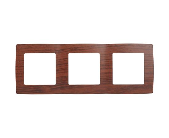 Рамка ЭРА 12500308 на 3 поста, 2, вишня Б0014768 – изображение 3