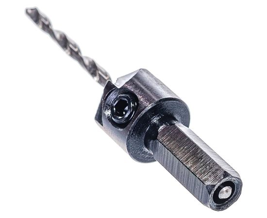 Сверло пилотное 2.38 мм с зенкером для шурупов 3 мм, размер №6 Gigant GT-062 – изображение 3