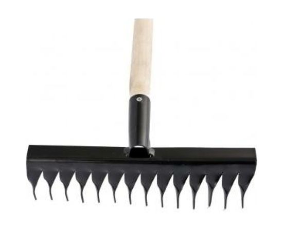 Витые грабли СИБРТЕХ 14 зубьев, 300 мм, с черенком 61769 – изображение 3