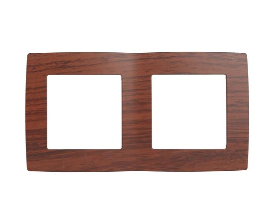 Рамка ЭРА 12500208 на 2 поста, вишня Б0014758 – изображение 3