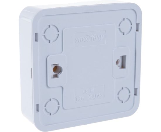Выключатель Smartbuy 1-клавишный 10А белый Юпитер SBE-03w-10-SW1-0 – изображение 3