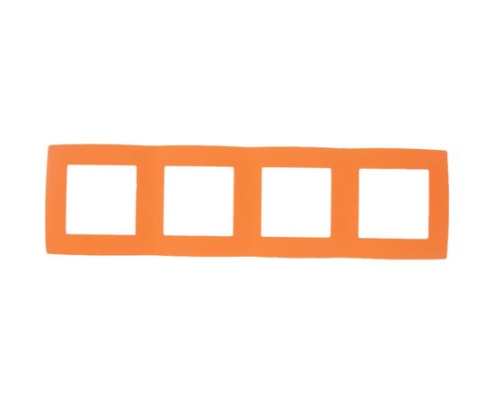 Рамка ЭРА 12500422 на 4 поста, 2, оранжевый Б0019414 – изображение 3