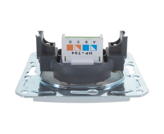 Одноместная телефонная розетка Volsten V01-15-F12-M, RJ -11 Magenta Argento, 10015 – изображение 4