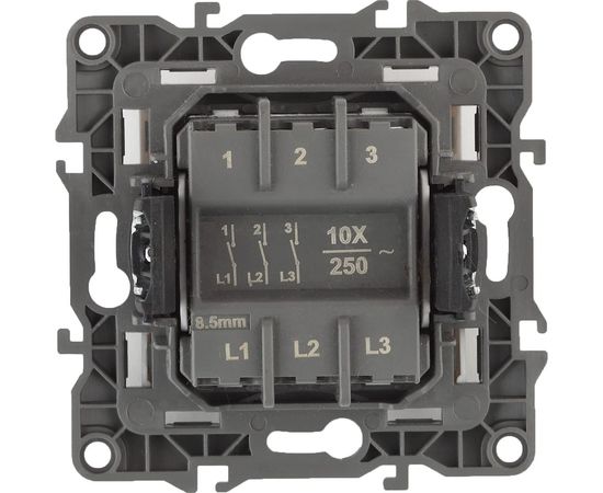 Тройной выключатель ЭРА 12-1107-02 10АХ-250В, IP20, слоновая кость Б0014670 – изображение 4