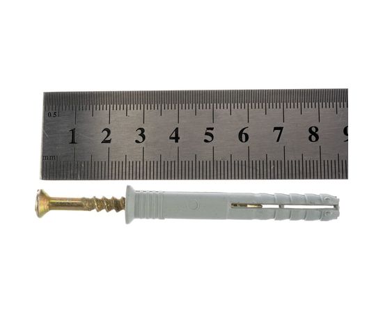 Дюбель-гвоздь Tech-Krep 8х60 потайная манжета, полипропилен 10 шт - пакет 103904 – изображение 4