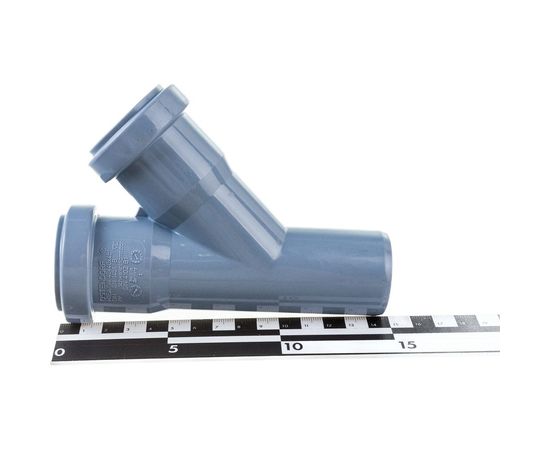 Тройник двухраструбный (45°) HTEA 40/40 Ostendorf 111200 – изображение 5