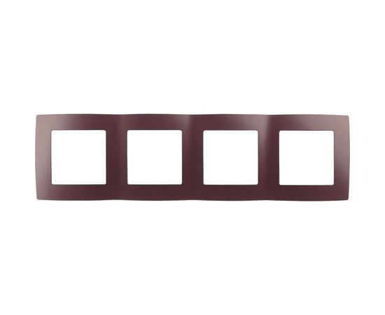 Рамка ЭРА 12-5004-25 на 4 поста, Эра12, бордо Б0019417 – изображение 5