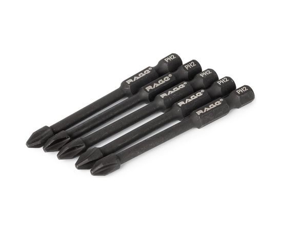 Торсионные биты S2 PH2x70 мм, 5 шт VIRA RAGE 554127 – изображение 5