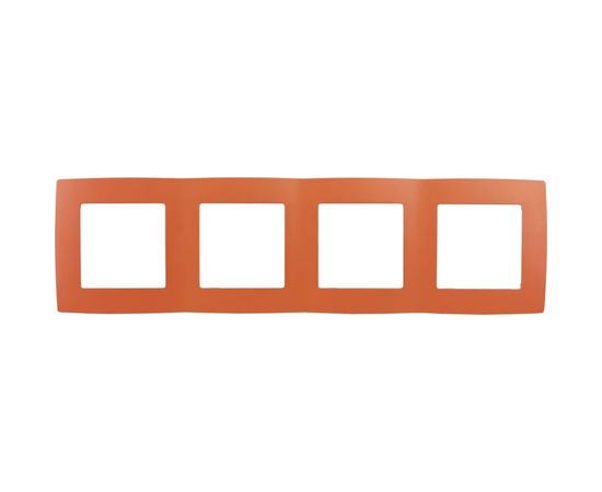 Рамка ЭРА 12500422 на 4 поста, 2, оранжевый Б0019414 – изображение 6