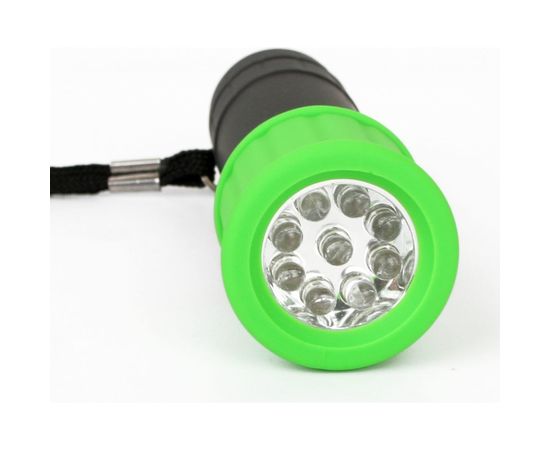 Фонарь Ultraflash LED15001-C (3XR03 светофор, зеленый с черным, 9 LED, пластик, блистер) 10481 – изображение 6