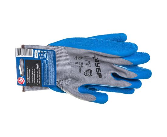 Противоскользящие перчатки ЗУБР Рельефные, размер L 11274-L_z01 – изображение 6