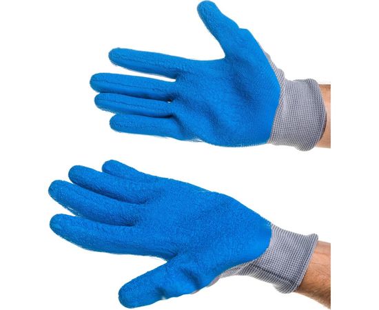 Противоскользящие перчатки ЗУБР Рельефные, размер L 11274-L_z01 – изображение 8