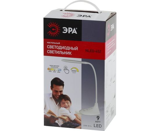 Настольный светильник ЭРА NLED-452-9W-BK черный Б0019129 – изображение 9