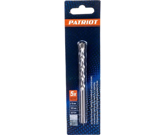 Сверло по бетону (8х120 мм) EDGE by PATRIOT 815010054 
