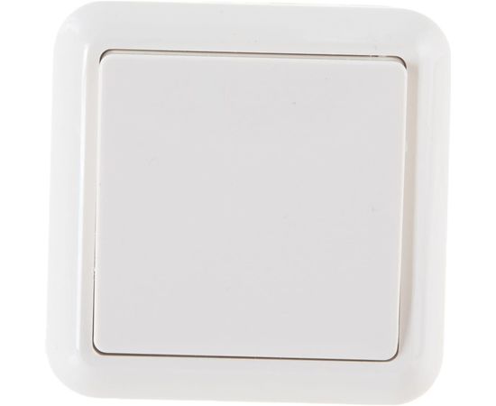 Выключатель Кунцево-Электро ОПТИМА открытой установки одноклавишный 10А А110-377 с/к 8030 