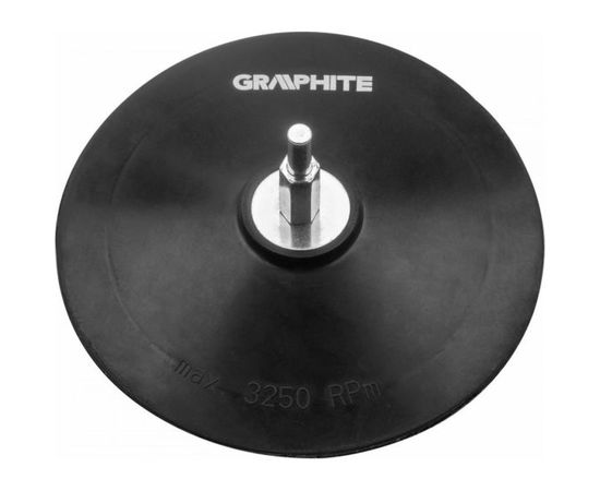 Тарелка опорная с липучкой 125 мм для дрели GRAPHITE 55H823 