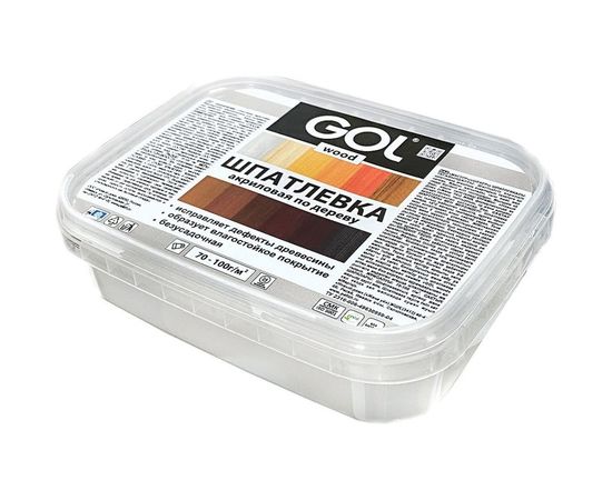 Шпатлевка акриловая по дереву МАСТЕР GOL Wd.250.110 (0.14 кг; темный орех) Palizh 11605695 