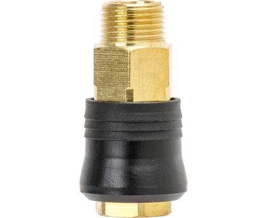 Соединение быстроразъемное с наружной резьбой (3/8""; латунь) INTERTOOL PT-1819 