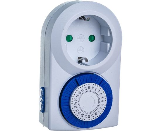 Таймер Navigator, NTR-A-S01-WH, розетка, электромеханический 61557 