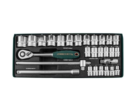 Набор торцевых головок 1/2"DR 8-34 мм Jonnesway S04H4728S 