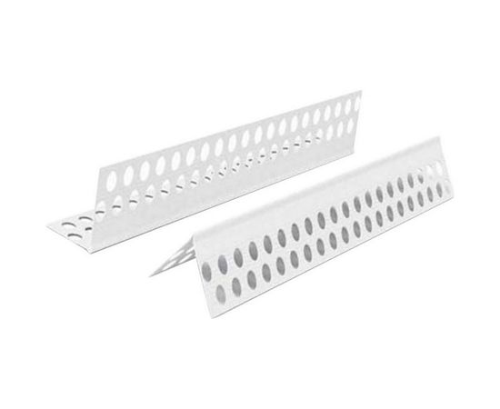 Перфорированный профиль без сетки GAVIAL ПВХ, 2.5 м 00000167 