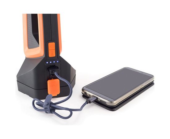 Фонарь-прожектор ЯРКИЙ ЛУЧ S-600 BIZON CREE 500лм +кемпинг COB 600 лм, powerbank, IPX4, Li-Ion 8.8Ah 606400105978 – изображение 11