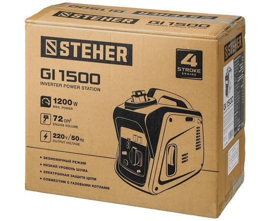 Инверторный генератор STEHER GI-1500 1200 Вт – изображение 11