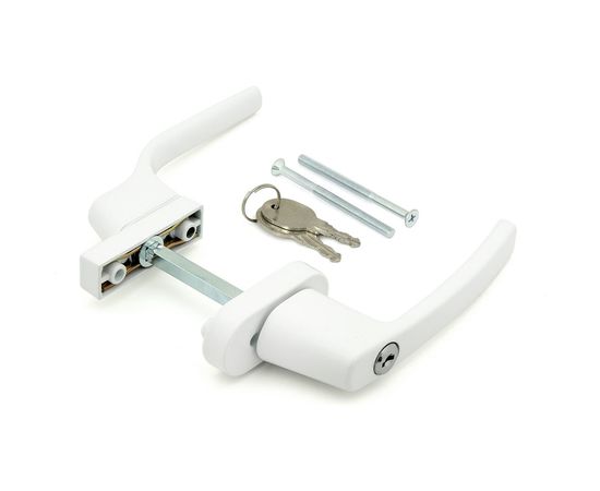 Балконная двухсторонняя узкая-обычная ручка с ключом Фабрика замков WNH ET СТ-00000325 – изображение 2