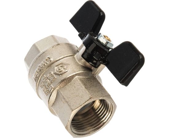 Шаровой полнопроходной кран STOUT ВР/ВР, ручка бабочка 3/4 RG008Q0LA66MAJ – изображение 2