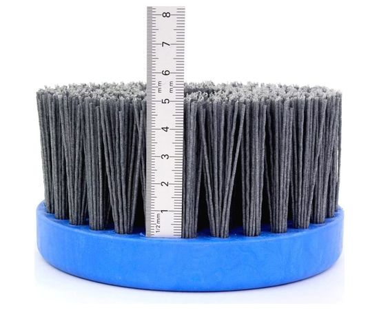 Щетка чашечная нейлоновая 1-019 130 мм; P120 по дереву для шлифовки на УПМ/УШМ OSBORN 614.916-9331 – изображение 2