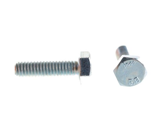 Болт Стройметиз полная резьба DIN933 М6х20, класс прочности 5.8, цинк 100 шт. 3011228 – изображение 2