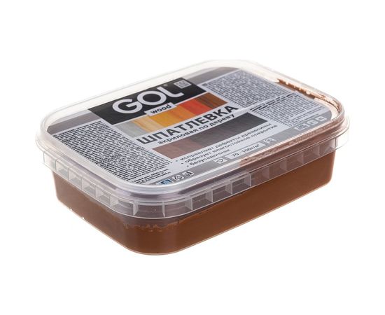 Шпатлевка акриловая по дереву МАСТЕР GOL Wd.250.110 (0.14 кг; темный орех) Palizh 11605695 – изображение 3