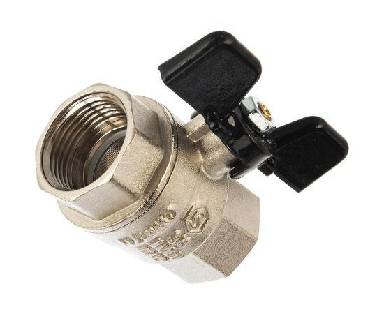 Шаровой полнопроходной кран STOUT ВР/ВР, ручка бабочка 3/4 RG008Q0LA66MAJ – изображение 3