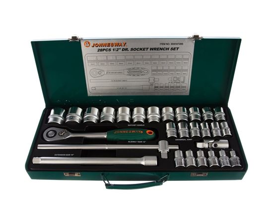 Набор торцевых головок 1/2"DR 8-34 мм Jonnesway S04H4728S – изображение 3
