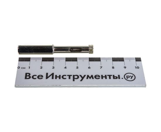 Сверло алмазное по стеклу и керамике (2 шт; 8х65 мм; трехгранный хвостовик) TUNDRA 1935830 – изображение 3