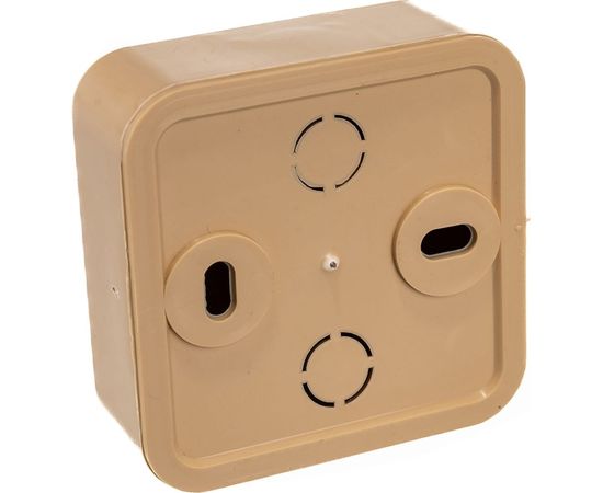 Распаячная коробка УРАЛ ПАК открытой проводки 50х50х20мм, светлое дерево, без клеммы IP40 КР-513110050-100 – изображение 4