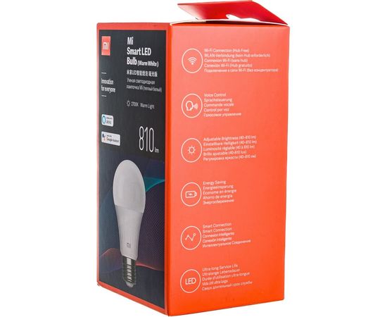 Умная лампочка XIAOMI Mi Smart LED Bulb Warm White GPX4026GL – изображение 4