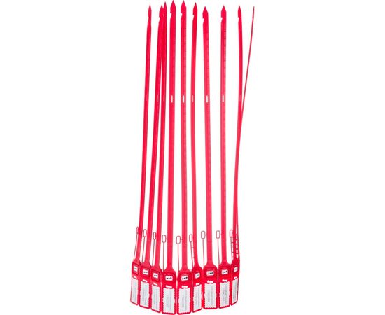 Мешковая номерная пломба ЕВРОПАРТНЕР с замком из нержавеющей стали 340мм, 30 штук 0126 D – изображение 7