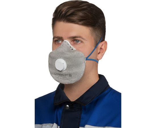 Полумаска из комбинированного материала АЛИНА Алина-211 